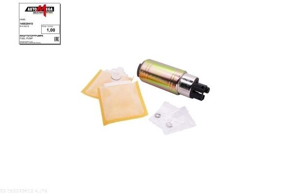 AUTOMEGA Fuel pump Article number: 140029410 cheaply