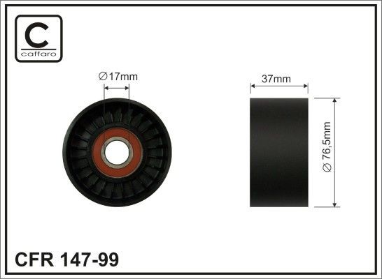 CAFFARO Tensioner pulley Article number: 147-99 cheaply
