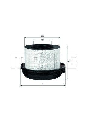 MAGNETI MARELLI Air filter Article number: 154066060650 cheaply