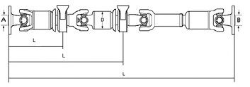 SPIDAN Propshaft, axle drive Article number: 27908 cheaply