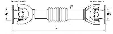 SPIDAN Propshaft, axle drive Article number: 27923 cheaply