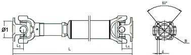 SPIDAN Propshaft, axle drive Article number: 27998 cheaply