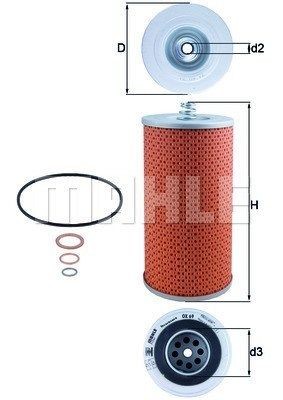 MAGNETI MARELLI Oljefilter artikkelnummer: 154770047240 billig