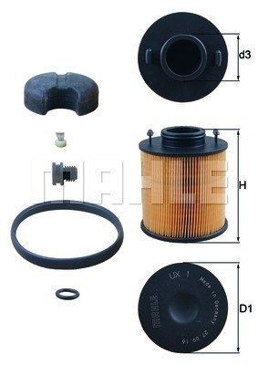 MAGNETI MARELLI Ureafilter Varenummer: 154770530568 billige
