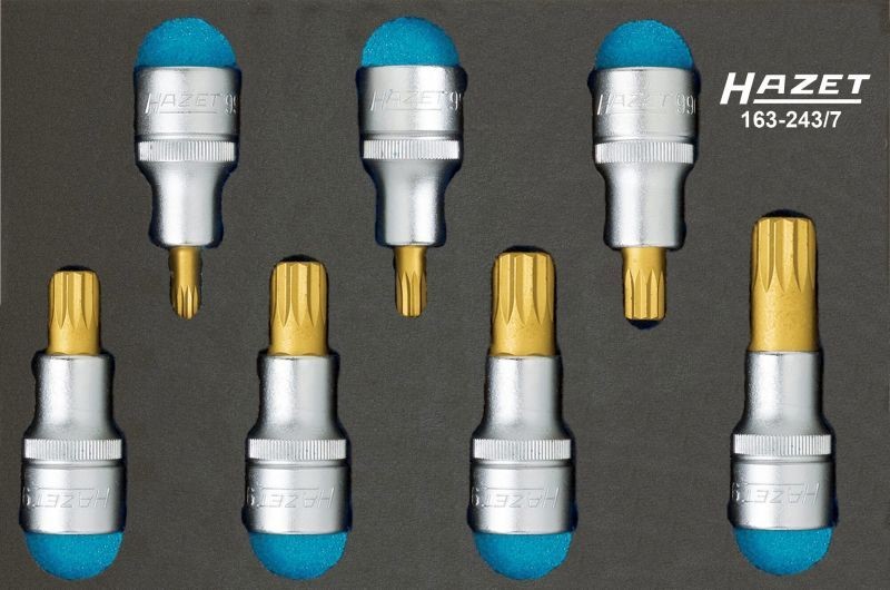 HAZET Socket set Article number: 163-243/7 cheaply