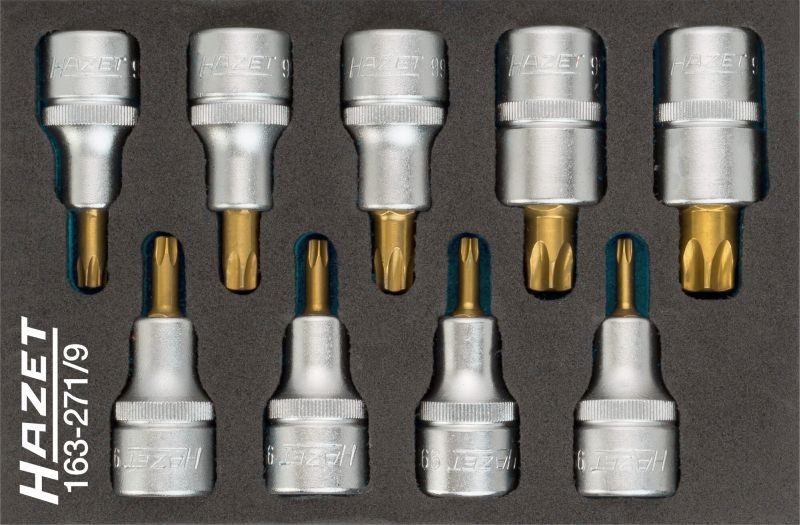 HAZET Socket set Article number: 163-271/9 cheaply