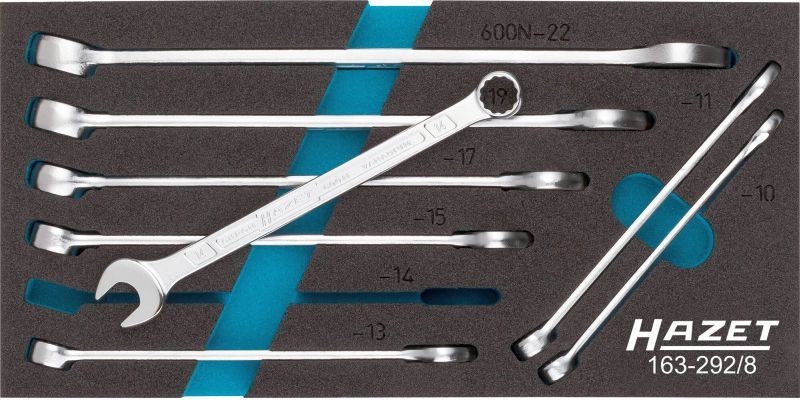 HAZET Spanner Set, ring / open ended Article number: 163-292/8 cheaply