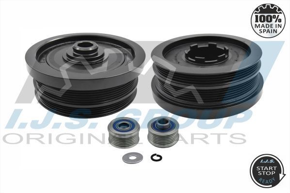 IJS GROUP Belt Pulley Set, crankshaft Article number: 17-1034KIT B cheaply