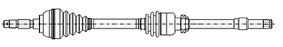METELLI Drive shaft Article number: 17-1132 cheaply