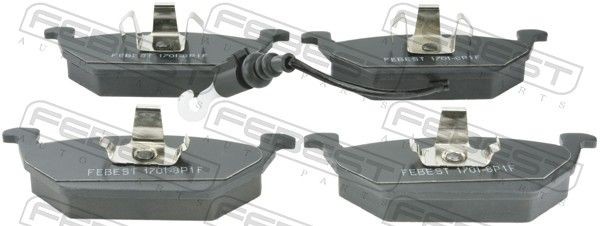 FEBEST Brake pad set Article number: 1701-8P1F cheaply