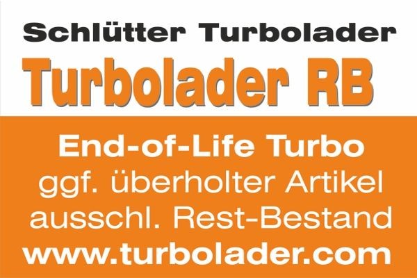 SCHLÜTTER TURBOLADER Turbocharger Article number: 172-04010_RB cheaply