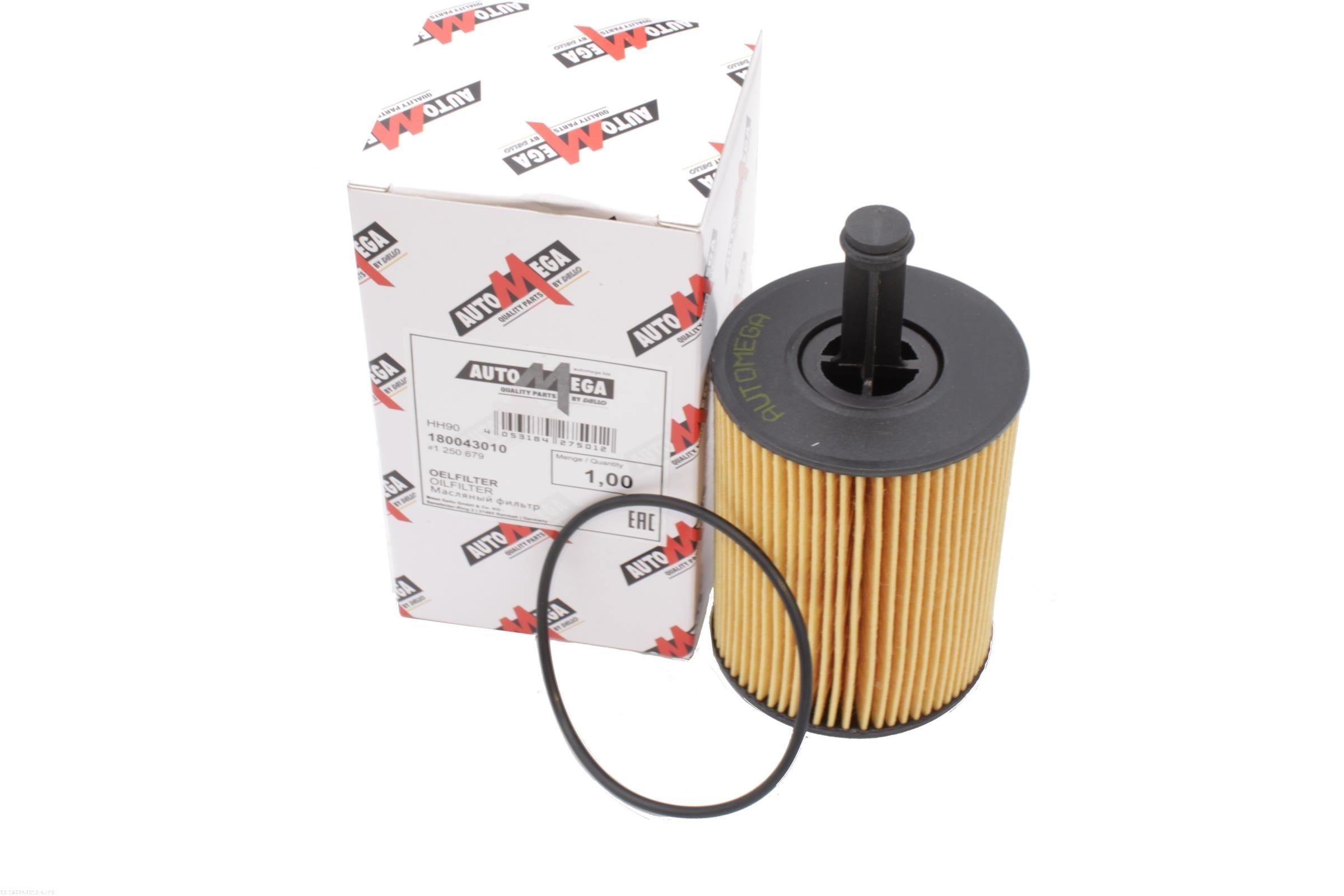 AUTOMEGA Oil filter Article number: 180043010 cheaply