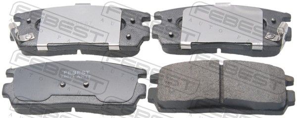 FEBEST Brake pad set Article number: 1801-ANTF cheaply