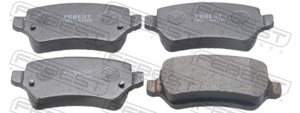 FEBEST Brake pad set Article number: 1801-ASHR cheaply