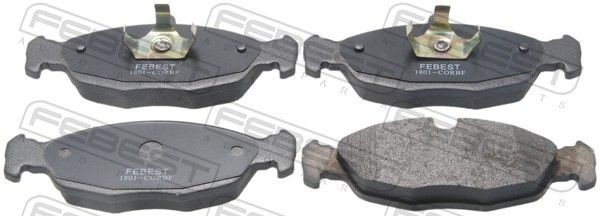 FEBEST Brake pad set Article number: 1801-CORBF cheaply