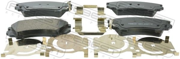 FEBEST Brake pad set Article number: 1801-ZAFCF cheaply