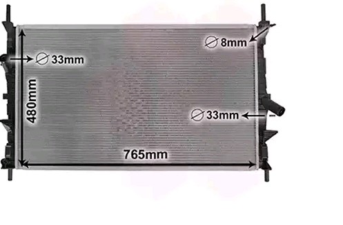 VAN WEZEL Engine radiator Article number: 18012706 cheaply