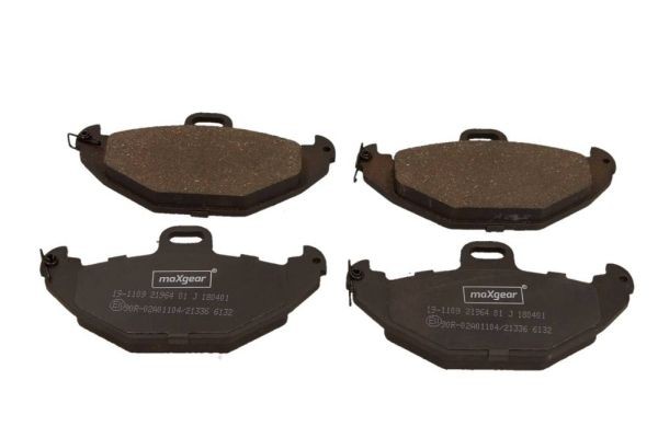 MAXGEAR Τακάκια φρένων αριθμός Άρθρου: 19-1109 φθηνότερα