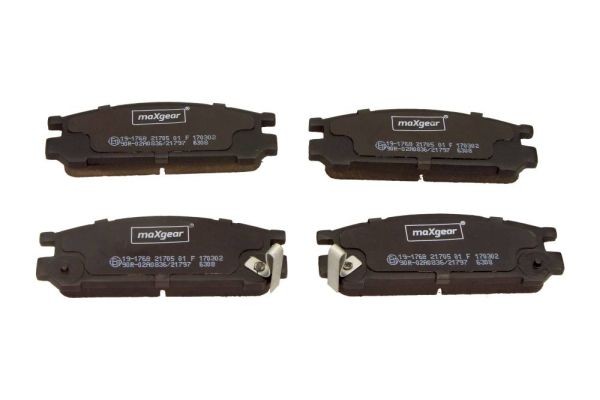 MAXGEAR Brake pad set Article number: 19-1768 cheaply