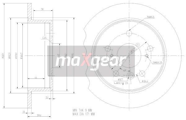MAXGEAR Piduriketas Artikli number: 19-2347 soodsalt