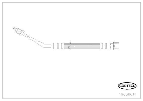 CORTECO Brake hose Article number: 19036611 cheaply