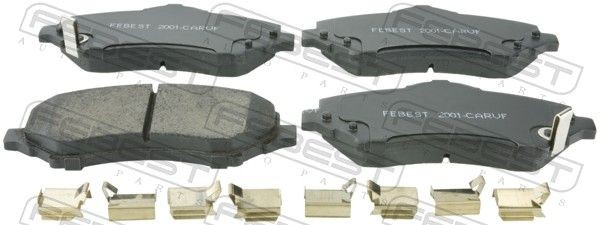 FEBEST Brake pad set Article number: 2001-CARVF cheaply