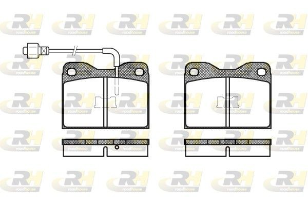 ROADHOUSE Brake pad set Article number: 2008.02 cheaply