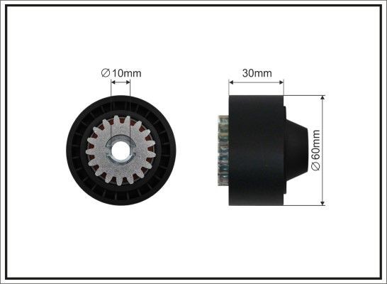 CAFFARO Deflection / Guide Pulley, v-ribbed belt Article number: 203-68 cheaply
