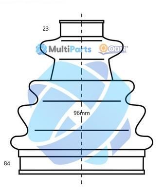 ODM-MULTIPARTS Bellow Set, drive shaft Article number: 21-990117 cheaply