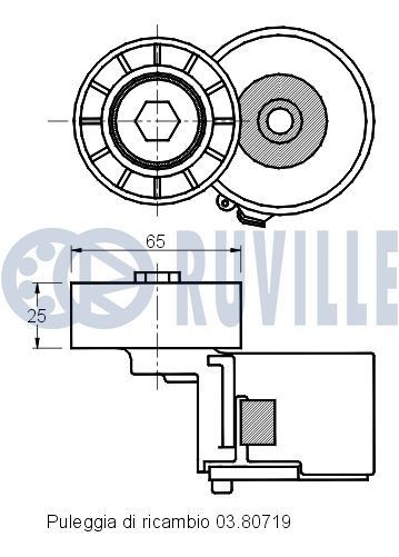 RUVILLE Fuel pump Article number: 210 cheaply