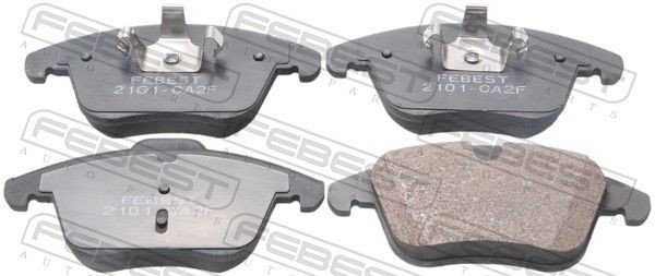 FEBEST Brake pad set Article number: 2101-CA2F cheaply