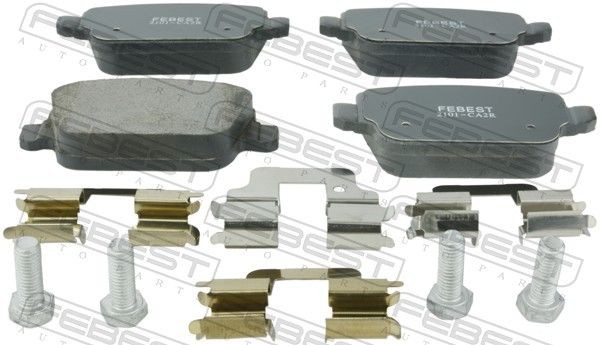 FEBEST Brake pad set Article number: 2101-CA2R cheaply
