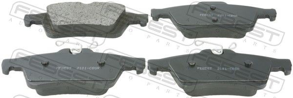 FEBEST Brake pad set Article number: 2101-CBSR cheaply