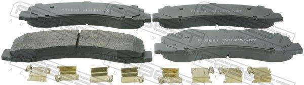 FEBEST Brake pad set Article number: 2101-F150V2F cheaply