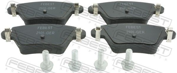 FEBEST Brake pad set Article number: 2101-GER cheaply
