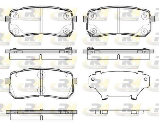 ROADHOUSE Brake pad set Article number: 21288.12 cheaply