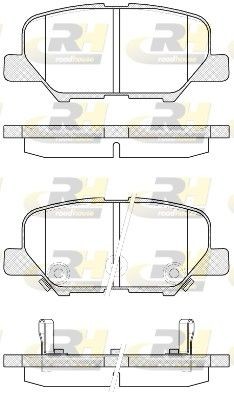 ROADHOUSE Brake pad set Article number: 21536.02 cheaply