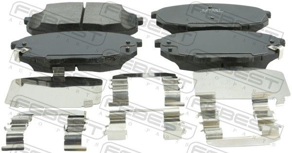 FEBEST Brake pad set Article number: 2201-CERIIF cheaply
