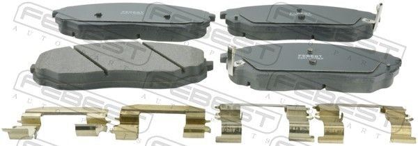 FEBEST Brake pad set Article number: 2201-SORF cheaply