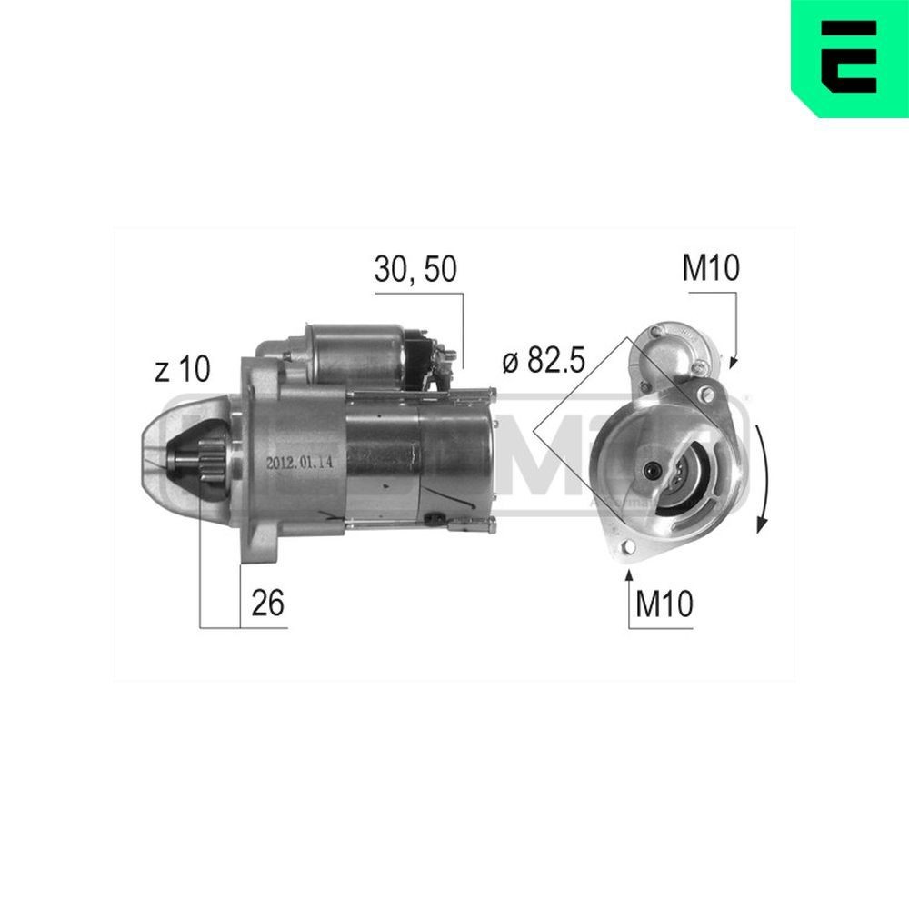 ERA Starter motor Article number: 220645 cheaply