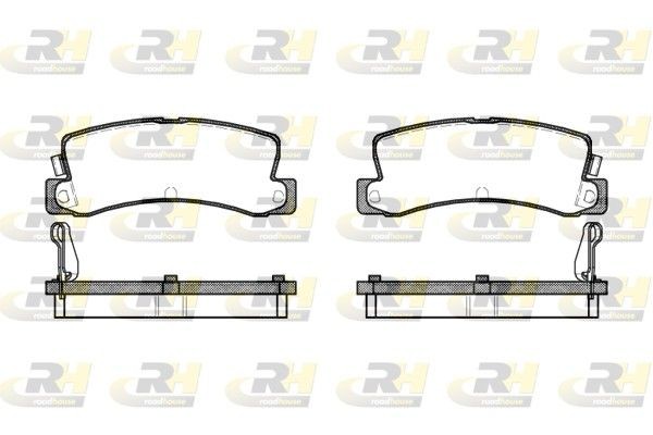 ROADHOUSE Brake pad set Article number: 2214.04 cheaply