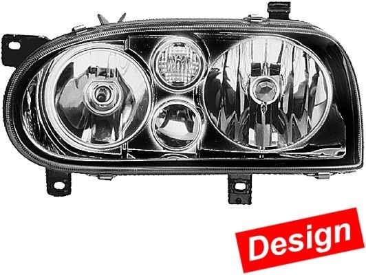 HELLA Headlight set Article number: 1DJ 008 187-811 cheaply