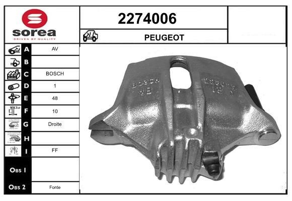 EAI Brake caliper Article number: 2274006 cheaply