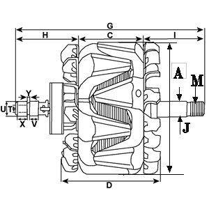HC-Cargo 230073 Freewheel Gear, starter ASTRA 1.8 16V (F08, F48) 116 PS Petrol 2005