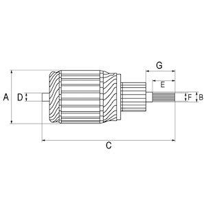 HC-Cargo 230075 Rectifier, alternator SCÉNIC 2.0 16V (JA1B, JA1D, JA0C) 139 PS Petrol 2003