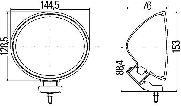 HELLA Spotlight Article number: 1F4 007 893-201 cheaply