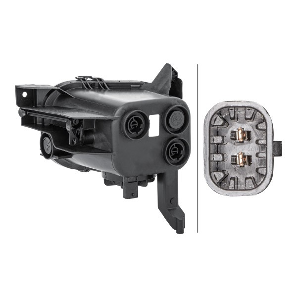 HELLA Fog Light Article number: 1NA 354 680-021 cheaply