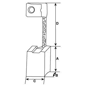 HC-Cargo 233830 Vabajooks, starter TRANSIT 2.4 DI 90 HP Diisel 2006
