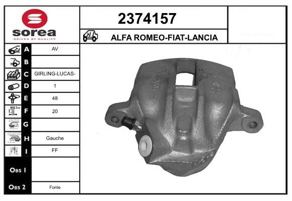 EAI Brake caliper Article number: 2374157 cheaply
