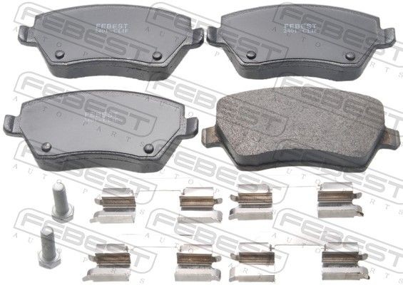 FEBEST Brake pad set Article number: 2401-CLIF cheaply